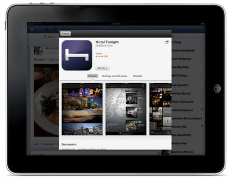Facebook per iOS: nuova funzionalità per le app