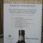 d'amore e d'olio, dicembre 2012, Firenze