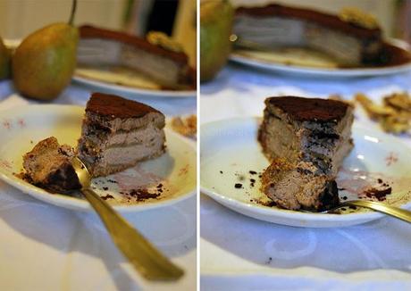 Cheesecake cioccolato e pere madernassa