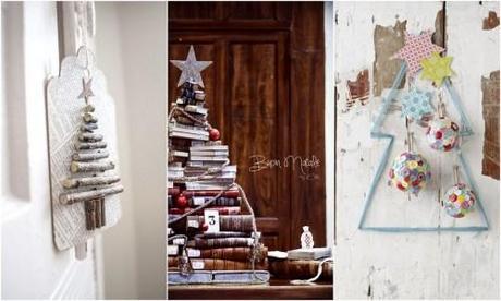 Creative Christams trees book wall tag trees creative ideas