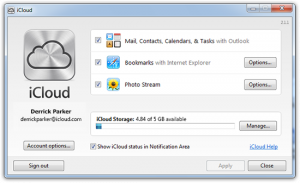 Apple aggiorna il Pannello di iCloud per Windows 8