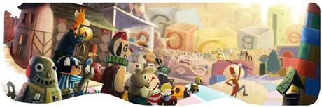% name Buone Feste col doodle di Google!