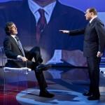 Berlusconi provocato da Giletti perde le staffe: “Me ne vado??”