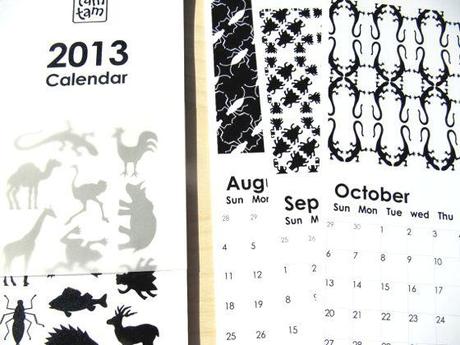 CALENDARI 2013 CON PATTERNS: TAM TAM PATTERNS