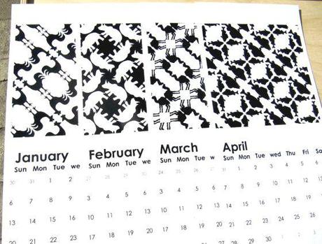 CALENDARI 2013 CON PATTERNS: TAM TAM PATTERNS