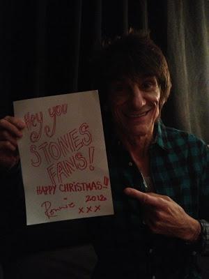 Gli Auguri di Natale di Ronnie Wood (Rolling Stones)