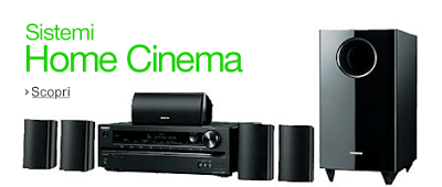Amazon: scopri i sistemi Home Cinema in offerta