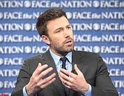 Ben Affleck domenica nell'intervista alla Cbs (Reuters/Cbs)