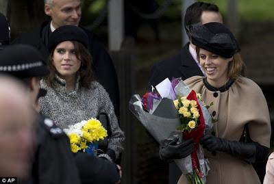 Christmas Day: Beatrice of York in Dolce & Gabbana