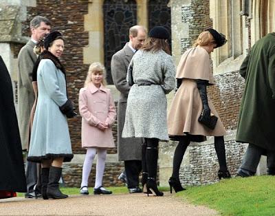 Christmas Day: Beatrice of York in Dolce & Gabbana