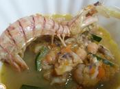 zuppa ceci vongole canocchie