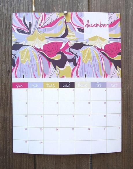 CALENDARI 2013 CON PATTERNS: JESSICA SWIFT