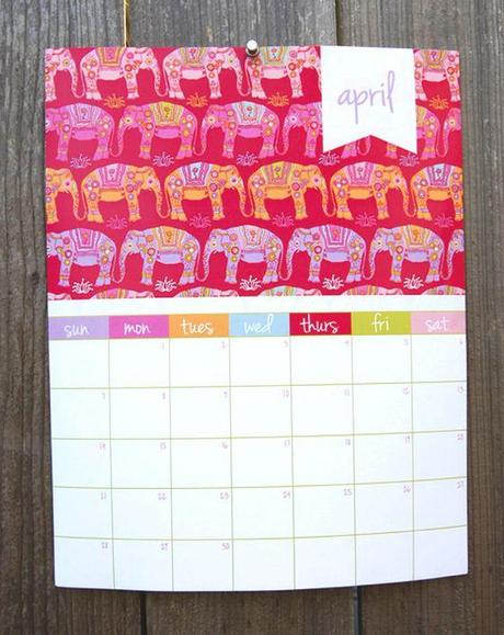 CALENDARI 2013 CON PATTERNS: JESSICA SWIFT