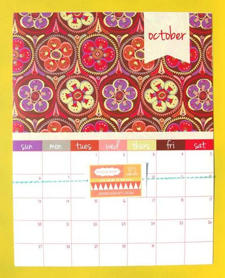 CALENDARI 2013 CON PATTERNS: JESSICA SWIFT