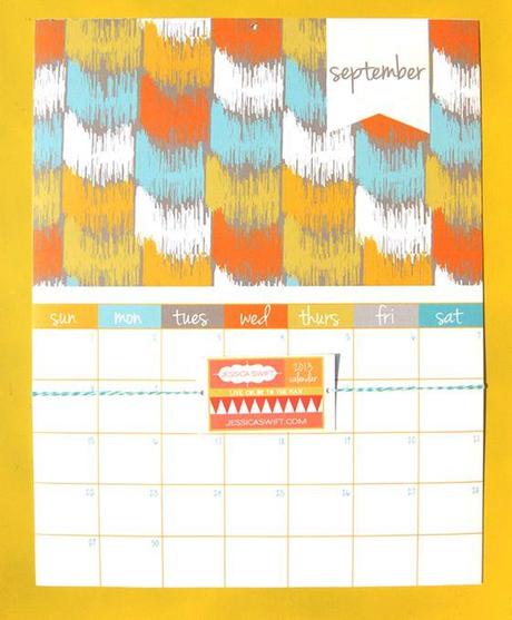 CALENDARI 2013 CON PATTERNS: JESSICA SWIFT