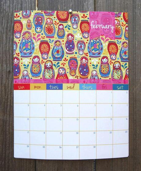 CALENDARI 2013 CON PATTERNS: JESSICA SWIFT