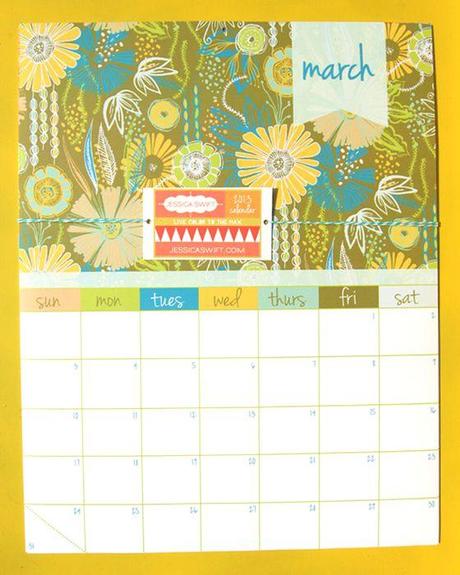 CALENDARI 2013 CON PATTERNS: JESSICA SWIFT