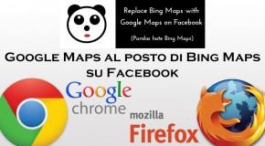 Facebook Panda - Google Maps al posto di Bing Maps su Facebook - Logo