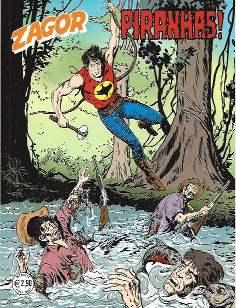 Zagor #569 – Piranhas! (Burattini, Laurenti)