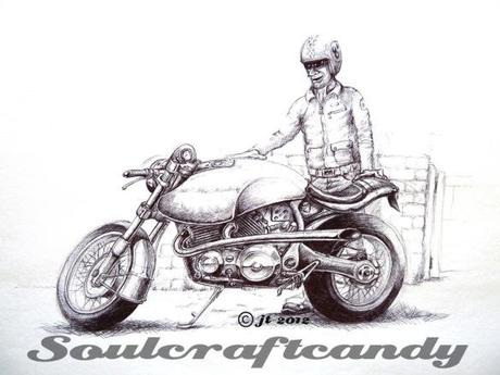 Motorcycle Art - Soulcraftcandy