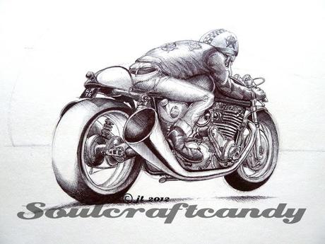 Motorcycle Art - Soulcraftcandy