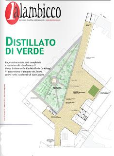 Un bel giardino storico nel Parco Urbano nella Ex-Distilleria De Giorgi