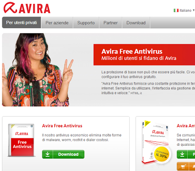 Avira: il miglior antivirus gratuito per il 2013