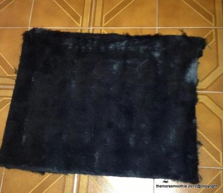 Diy faux fur bag!