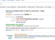 Samsung Galaxy Note disponibile euro Amazon Italia