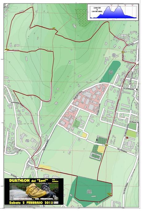 Duathlon del Lori 2013 (1/2/2013): la traccia