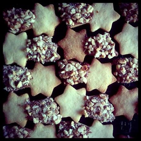 BISCOTTINI DI NATALE [pan di zenzero e frolla alle mandorle]