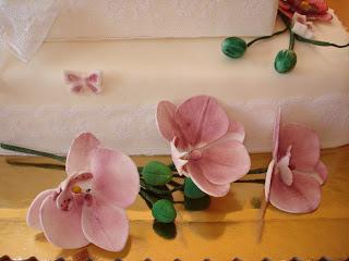 cake con orchidee