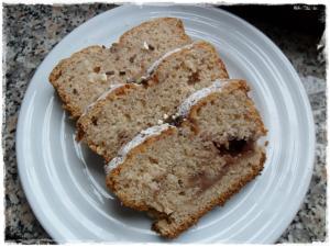 plumcake cocco lamponi