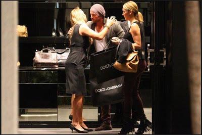 Shopping at Dolce & Gabbana Miami with William Levy ....