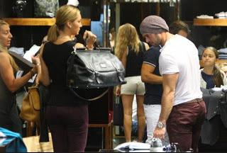 Shopping at Dolce & Gabbana Miami with William Levy ....