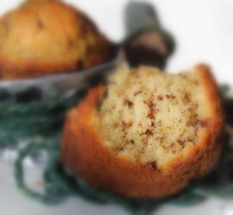 Muffin al  cioccolato fondente, zenzero fresco e tanti auguri