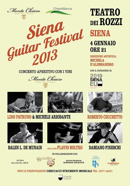 Chi va con lo Zoppo... partecipa al Siena Guitar Festival 2013!