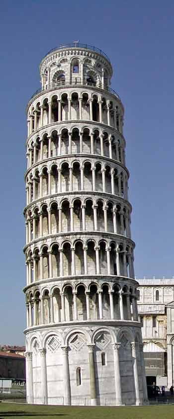 la torre pendente di pisa