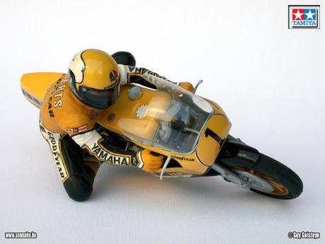 Diorama - Kenny Roberts & Yamaha YZR 500 1980 by Sennake (Tamiya)