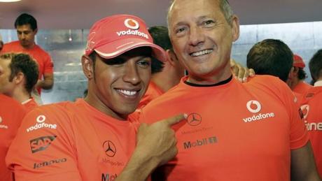 Ron Dennis con Lewis Hamilton