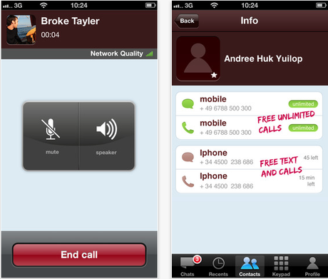 Yuilop, telefonare gratis con iPhone