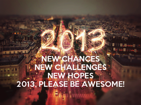 New Year's Eve and Resolution List for 2013