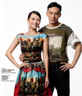 Zhang Ziyi & Chang Chen in Dolce & Gabbana su Marie Claire Hong Kong