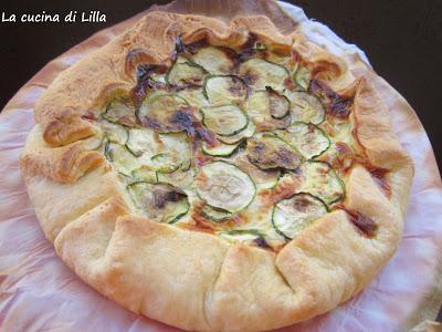 Torte salate: Quiche zucchine, pancetta e emmental