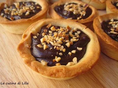 Dolci: Tortini al cioccolato e nocciola