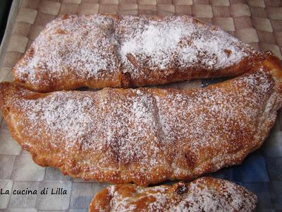 Dolci: Le svizzere (ovvero sfoglie alla crema e uvetta)