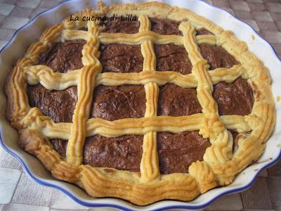 Crostate: Crostata di frolla montata alla Nutella