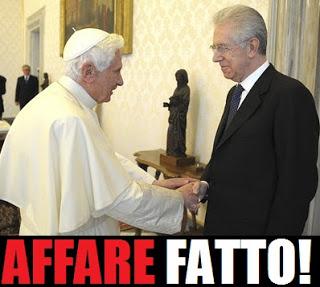 Monti verso le elezioni con la Santa benedizione del Papa!