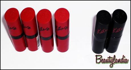 RIMMEL LONDON- Lasting finish by Kate Swatches e Review n 104, 107, 111, 112, 109, 110.