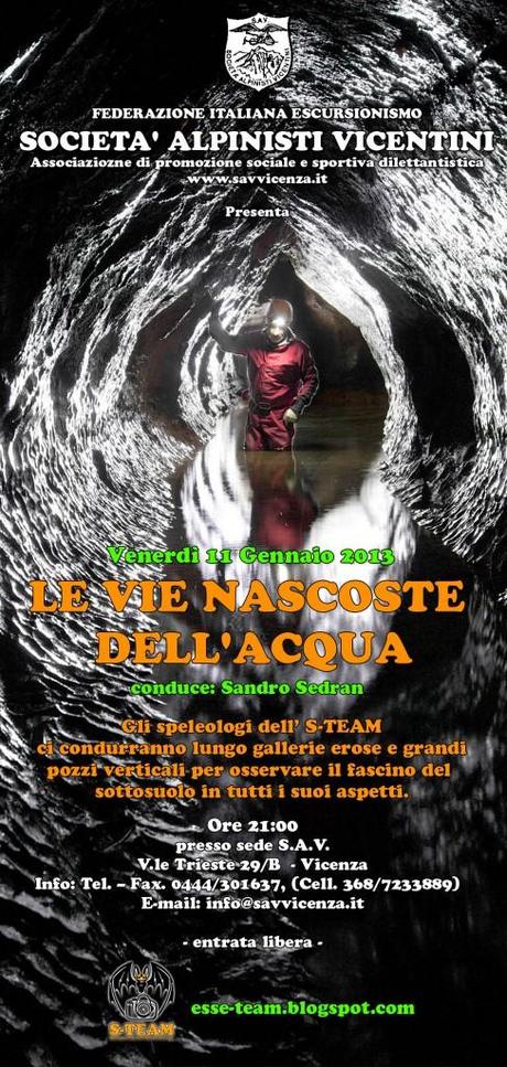 S-TEAM: Le Vie Nascoste dellAcqua 2013 a Vicenza